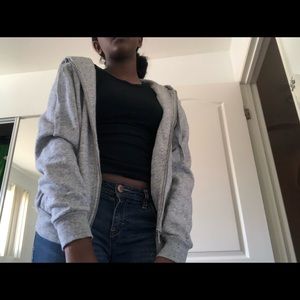 gray comfortable h&m jacket.